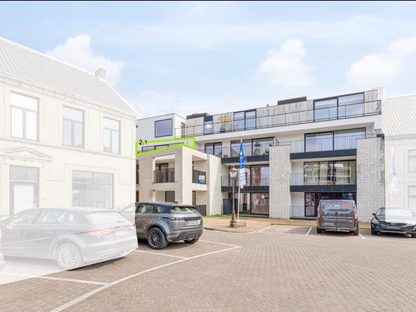 Prachtig appartement met ruime terrassen en zicht op Handzameplein